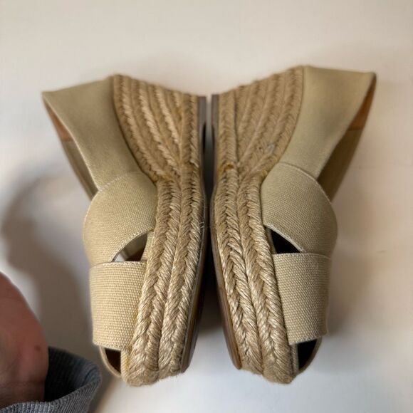 Tory Burch Filipa Wedge Espadrille Size 8 - Picture 11 of 15